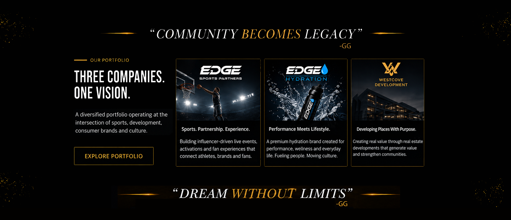 Three Companies. One Vision.